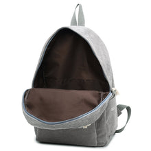 Load image into Gallery viewer, Miyahouse Preppy Style Soft Fabric Backpack