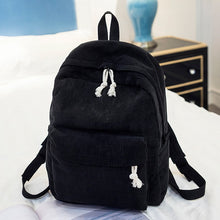 Load image into Gallery viewer, Miyahouse Preppy Style Soft Fabric Backpack