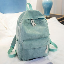 Load image into Gallery viewer, Miyahouse Preppy Style Soft Fabric Backpack