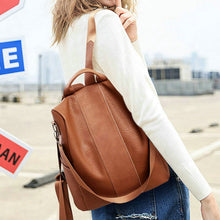 Load image into Gallery viewer, BERAGHINI Retro Women Leather Backpack