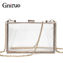 Load image into Gallery viewer, Acrylic Transparent Clutch Women Shoulder Bags