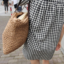 Load image into Gallery viewer, Hot Straw Bag Women Handbag  Beach Bags Handmade Wicker