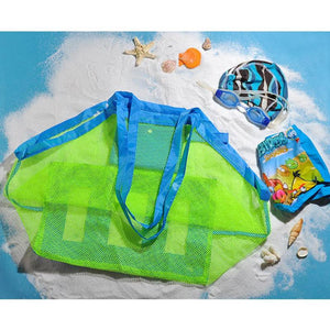 Folding  Beach Mesh Bag Child Bath Toy Storage Bag