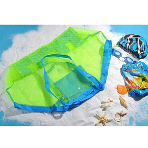 Folding  Beach Mesh Bag Child Bath Toy Storage Bag
