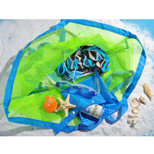 Load image into Gallery viewer, Folding  Beach Mesh Bag Child Bath Toy Storage Bag