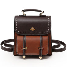 Load image into Gallery viewer, MARFUNY Little Bee Vintage Pu Leather Backpack