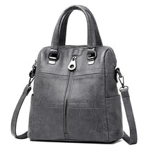 Load image into Gallery viewer, 3-in-1 Women Leather Backpack