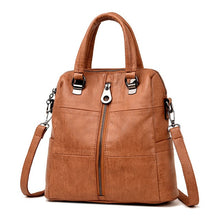 Load image into Gallery viewer, 3-in-1 Women Leather Backpack