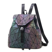 Load image into Gallery viewer, Women Backpack Diamond Lattice Geometry Backpacks