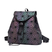 Load image into Gallery viewer, Women Backpack Diamond Lattice Geometry Backpacks