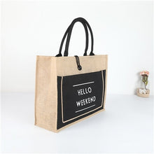 Load image into Gallery viewer, Linen Luxury Large Capacity Female Casual Handbag Beach Shopping Bag