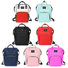 Load image into Gallery viewer, Large Capacity Mummy Diaper Bags Zipper Mother Travel Backpacks