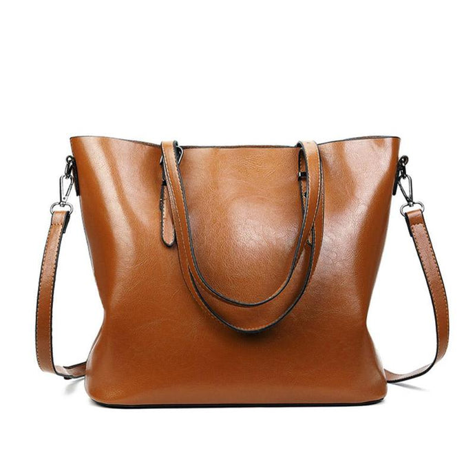 Brand Women Leather Handbags Lady Large Shoulder Bags