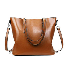 Load image into Gallery viewer, Brand Women Leather Handbags Lady Large Shoulder Bags