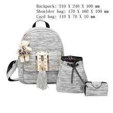 Load image into Gallery viewer, Vintage Backpack Set Mochila