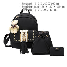 Load image into Gallery viewer, Vintage Backpack Set Mochila