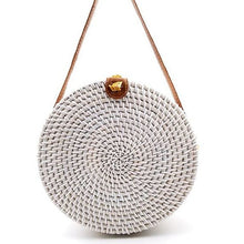 Load image into Gallery viewer, 2019 New Round Straw Shoulder Bag