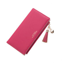 Load image into Gallery viewer, Tassel Women Wallets  Leather