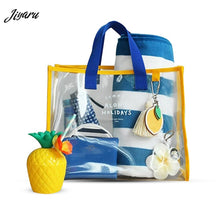 Load image into Gallery viewer, Transparent Beach Bag Large Capacity Waterproof
