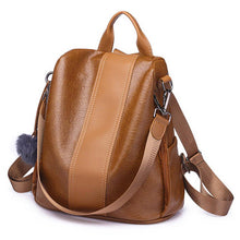 Load image into Gallery viewer, New fashion casual pu women  backpack 2019