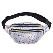 Load image into Gallery viewer, Waist Bags Women Pink Silver