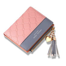 Load image into Gallery viewer, Tassel Leather Wallet Women Small