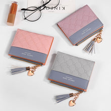 Load image into Gallery viewer, Tassel Leather Wallet Women Small